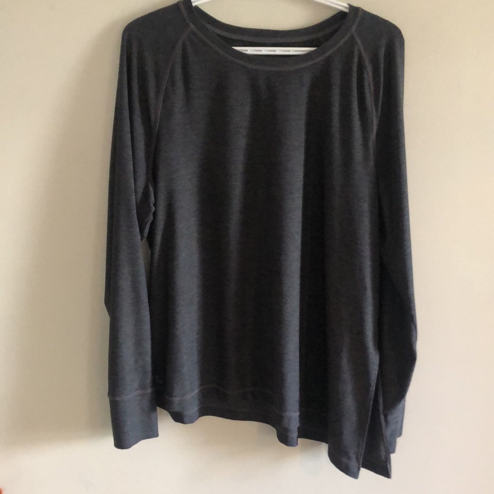 LOLE  Running Gray Layering Asymmetrical Tunic Size M